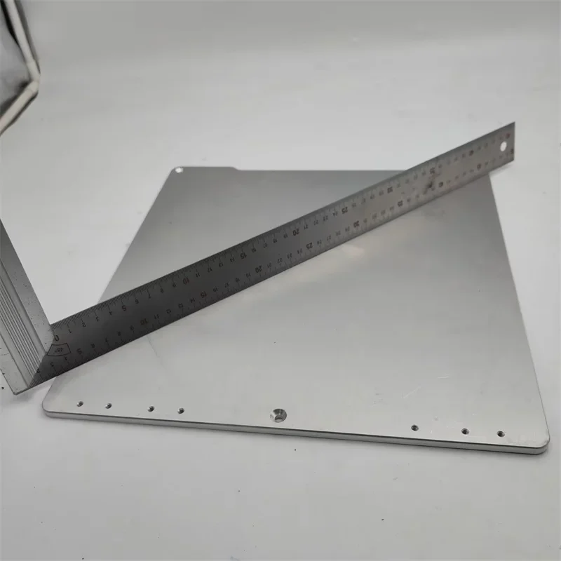 V-CORE 3.1/4 3D printer Cast aluminum alloy build plate with flexible texture sheet for ratrig v-core 4 300/400/500mm Build