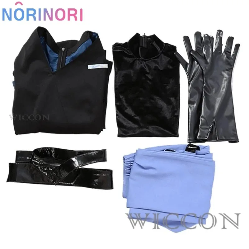 25COSAlien ステージアニメイワンコスプレ黒悲しみコスプレ黒かつらロールプレイングパーティーパンツベルトハロウィンカーニバル衣装 Outf