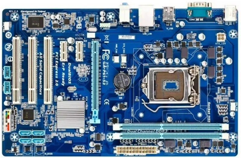 

Для Gigabyte GA-P61-S3 100% протестировано