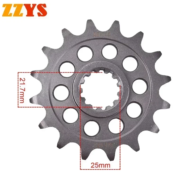 1pc 520 16T 17T Front Sprocket Gear Staring Wheel Cam For Honda NC750 NC750S NC750SD NC750XD NC750D Integra DCT 2014-2020 NC 750