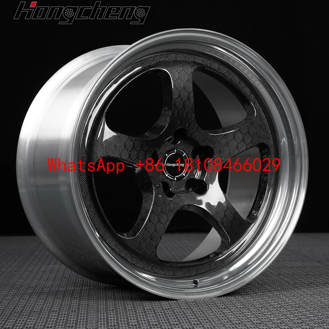 

2-Piece New Design Custom Carbon Fiber Rims 17-22 Inch 5x100 5x112 5x114.3 Deep Concave Wheel