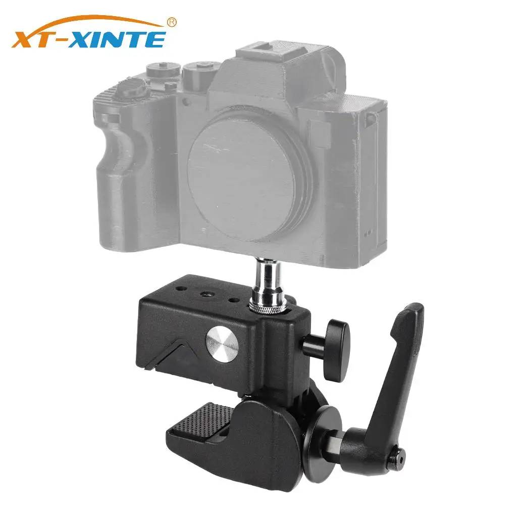 

Многофункциональный зажим-крепление для камеры из алюминиевого сплава, супер-зажим для штативов Canon Nikon DSLR, аксессуары для фотосъемки