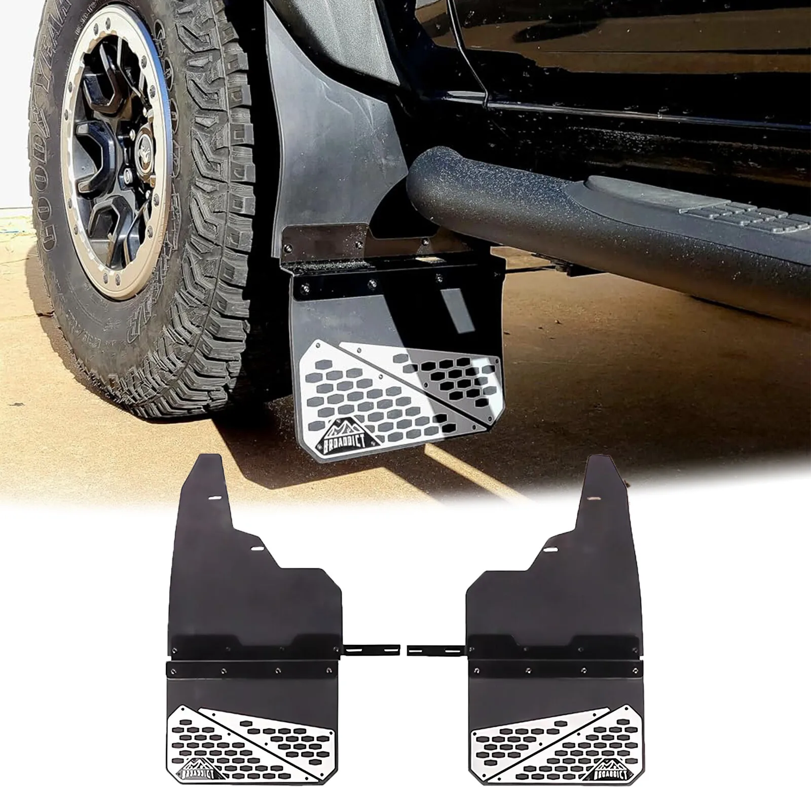 

2 шт. передние брызговики для 2021 2022 2023 2024 Ford Bronco 2/4 двери