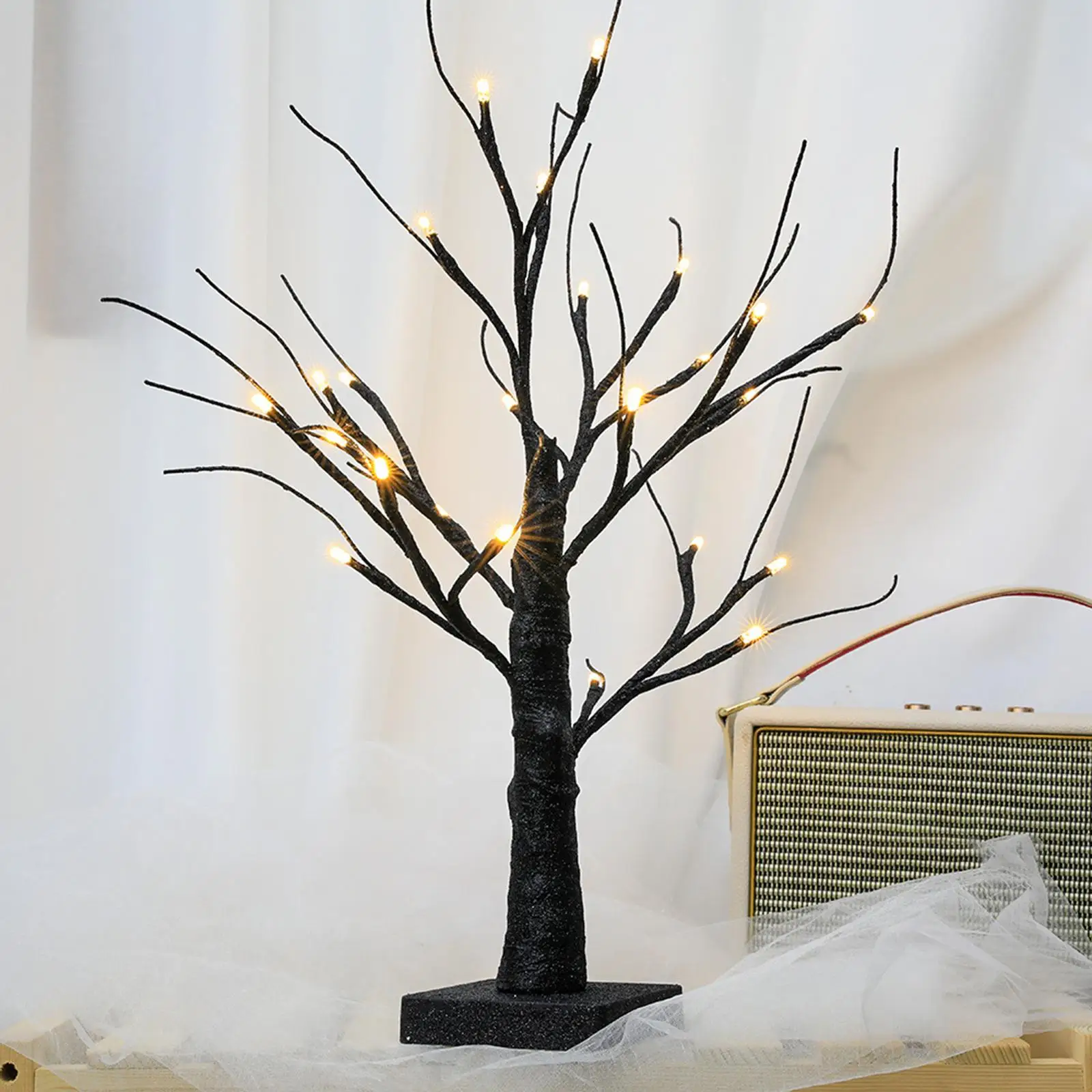 

Bonsai Indoor Outdoor Thanksgiving Christmas Festival Jewelry Holder Decorative