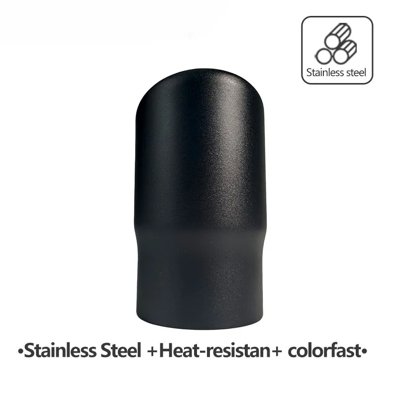 Universal Car Exhaust Tip Frosted Black Muffler Tip For Audi A6L/ASX For Mazda Atenza CX-5 CX-4 CX-3 For Jeep Wrangler