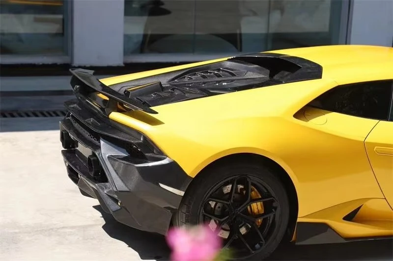 Carbon Fiber Rear Spoiler for Huracan LP610 LP580 Carbon Fiber Spoiler Carbon Wing 4