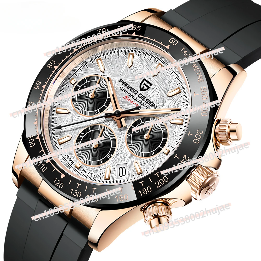 

Quartz Watch Multi-function Chronograph Stainless Steel Waterproof Fashion Luminous Tide Men's Watch