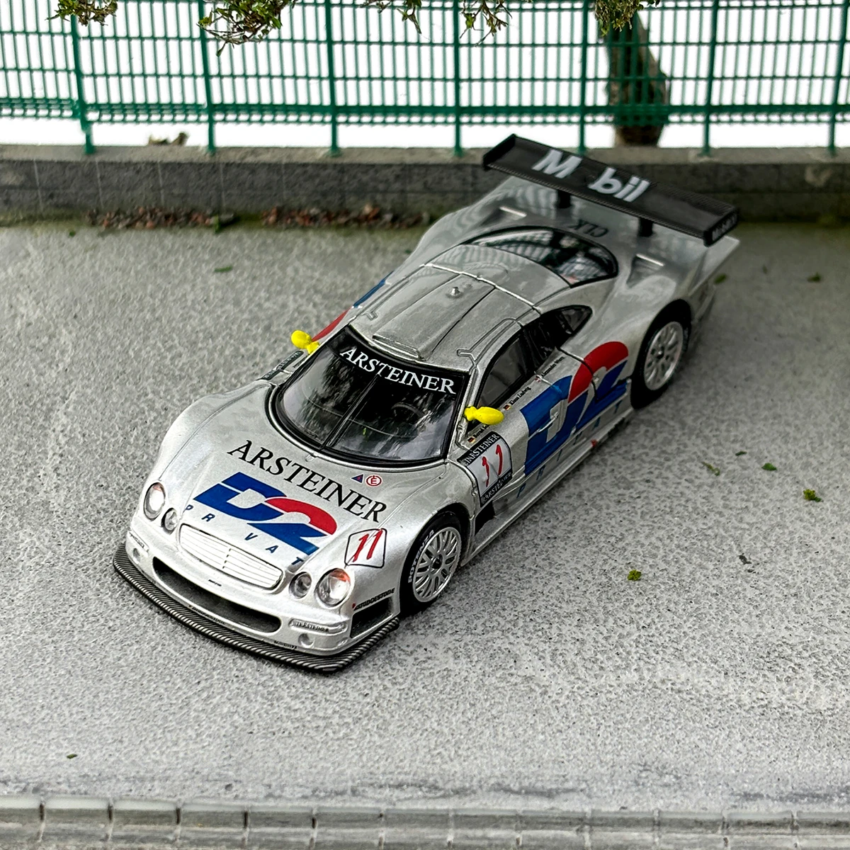 PopRace 1:64 CLK GTR C297 modellini di auto pressofusi