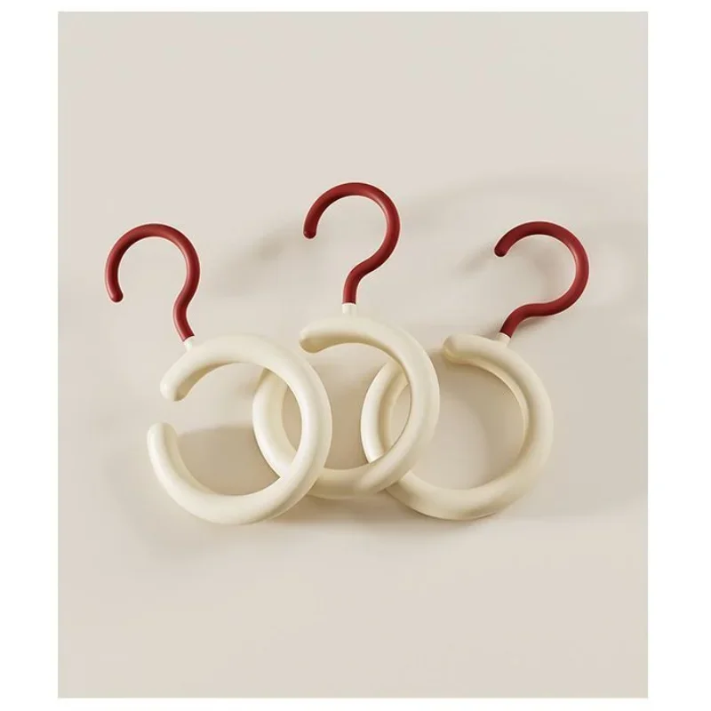 3 Pieces European Minimalist Scarf Holder Hat Tie Bag Hook Decorate Shops Hangers Storage Rack Cloakroom Clip Hooks
