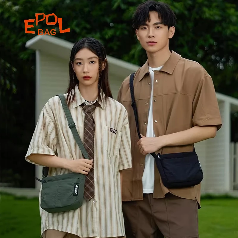 

Женская сумка EPOL, трендовая модная сумка через плечо 2025 года, нейлоновая уличная водонепроницаемая сумка, большая вместительная повседневная сумка на плечо 3043-07