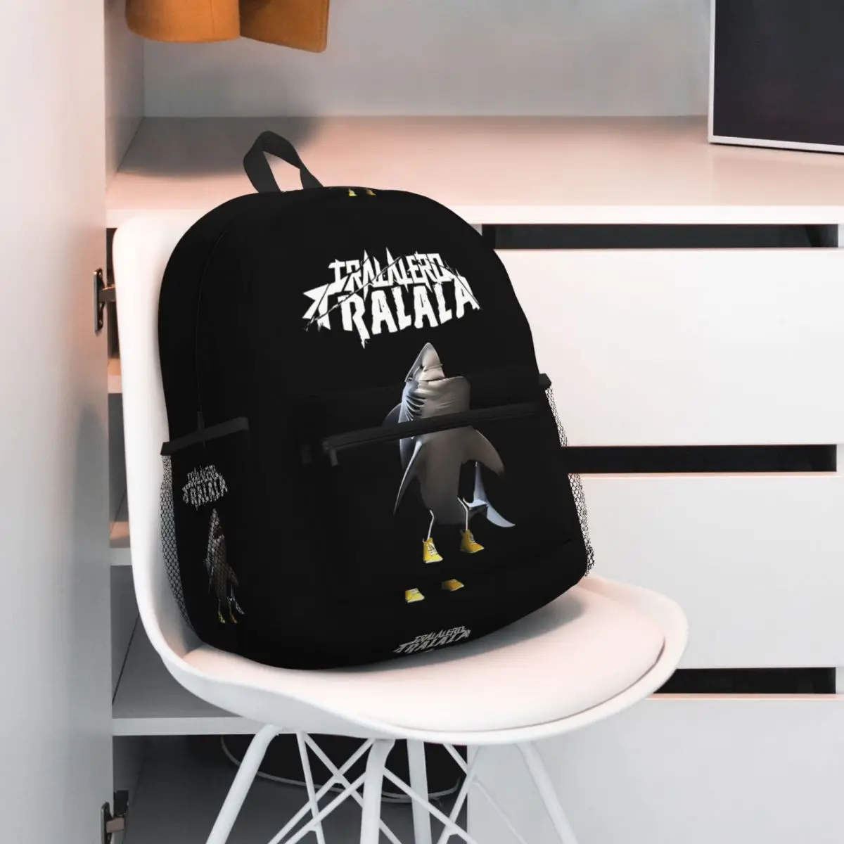 

Tralalero Tralala Student Backpack School Bag Hiking Travel Daypack for Boys Girls Fashion Bookbag Shoulder Bags