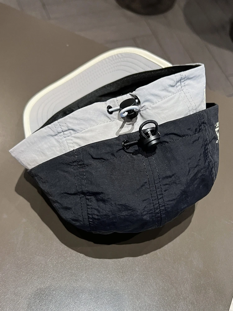 

Qui Dry Cloth Outdoor Cap ort Brim Dstring Full Seal Dubill Cap ex Casual Sle Весна Лето Нейлоновый материал
