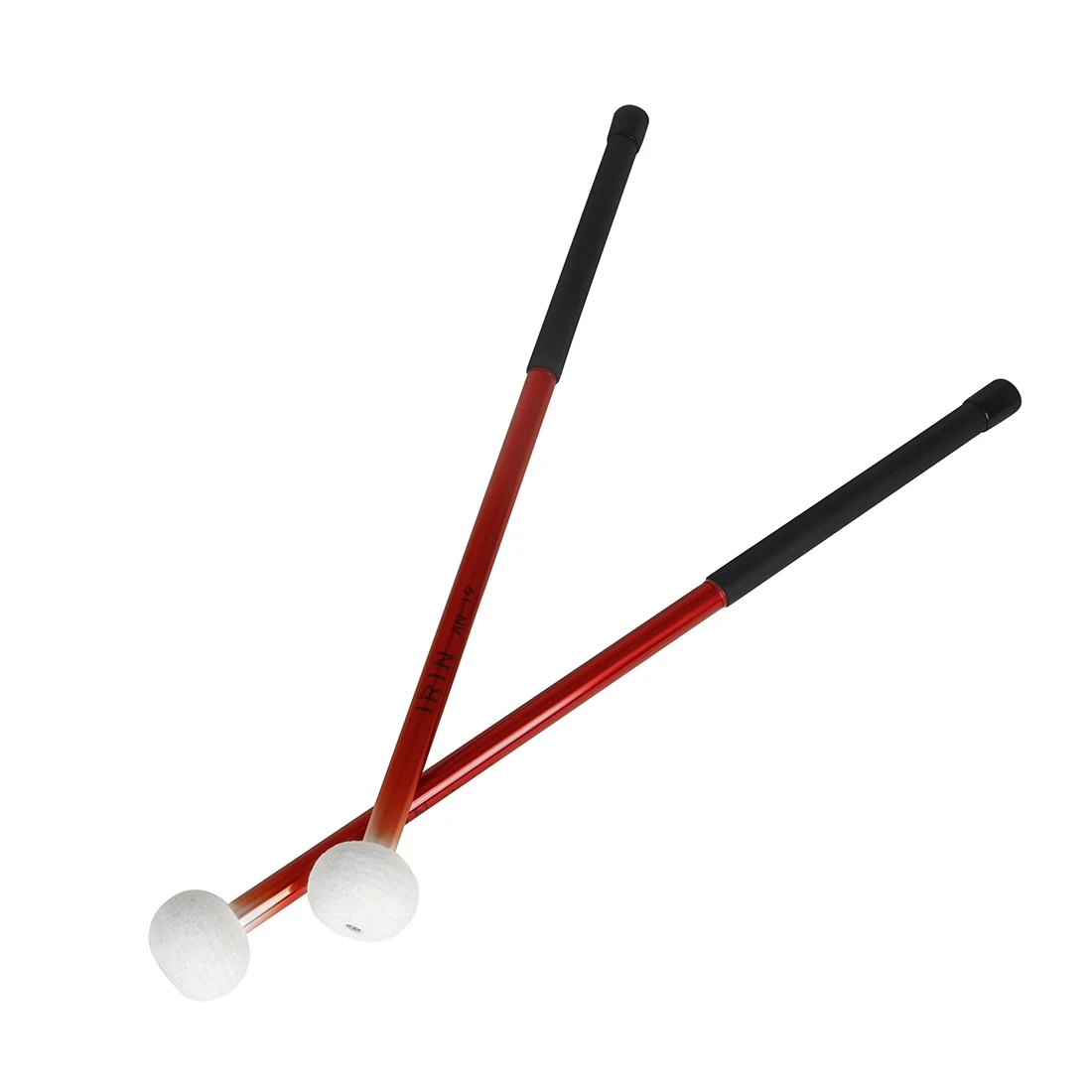 IRIN Timpani Felt Drum Mallets Drumsticks 1 Pair Aluminium Alloy Non-slip Handle Percussion Instruments Accessories Drum Parts