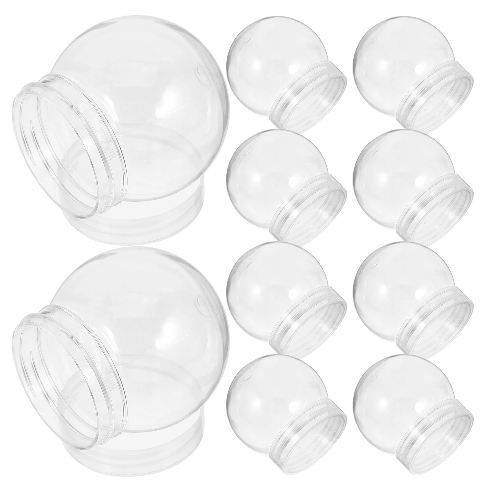 

10pcs Plastic Containers Party Favors Diy Candy Jars Clear Storage Christmas Party Favors Small Dessert Boxes Reusable