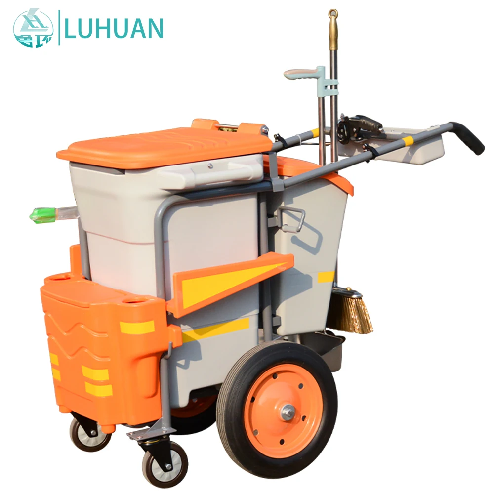 

Outdoor Sanitation Vehicle Trolley Cleaning Products Cleaning Carts Hand Carts Trolleys