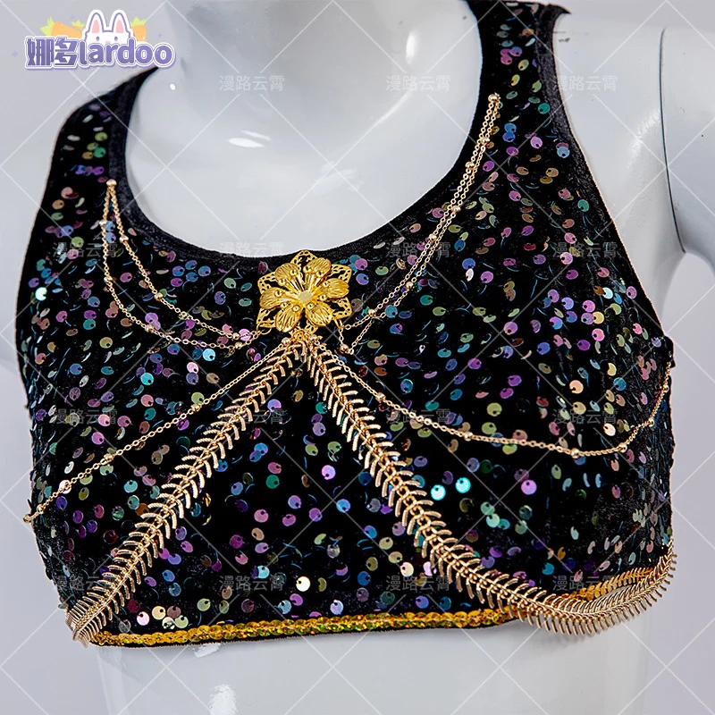 

Аниме KPop Охотники на демонов Мира Косплей Костюм Черное золото Сценический наряд Охотница Униформа Хэллоуин Вечеринка Женщины Девушки Карнавал