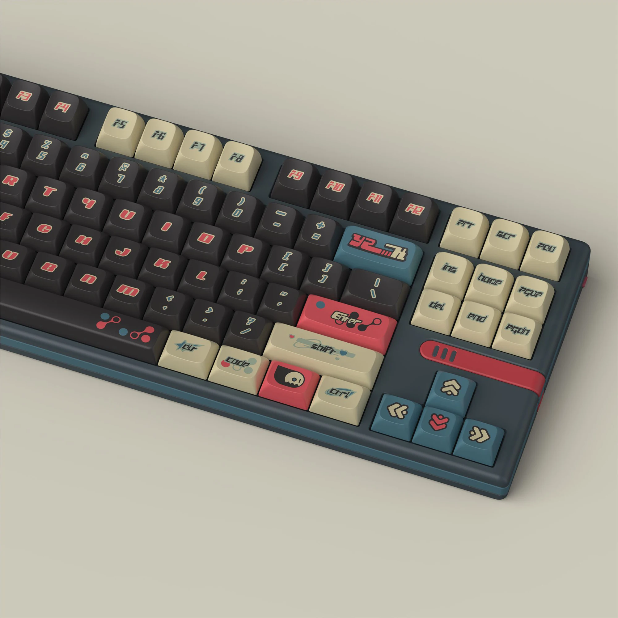 

KeyTok KDA Profile The Past Wave Beyond Dye Sub Keycap Set PBT for keyboard 87 tkl 104 ansi xd64 bm60 xd68 CSTC75 BM87 BM65