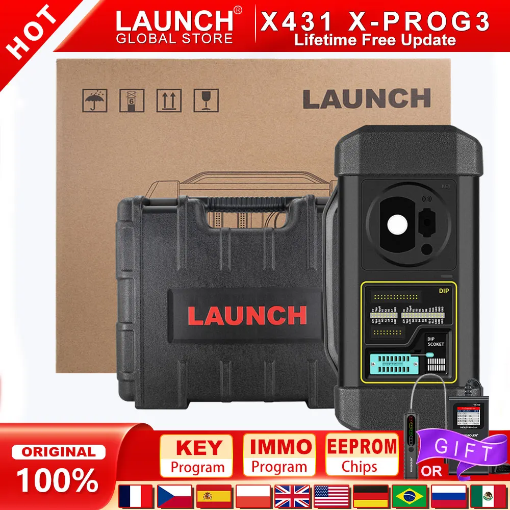 LAUNCH X431 X-PROG 3 Key Programming Immobilizer Programmer Car Key Programmer Tool XPROG3 For X431 V/PRO3S+/X431 V+/PAD V/PAD 5