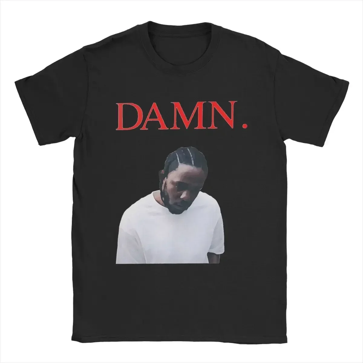 Men T-Shirts Kendrick Lamar DAMN Vintage Cotton Tee Shirt Short Sleeve T Shirt O Neck Clothes New Arrival