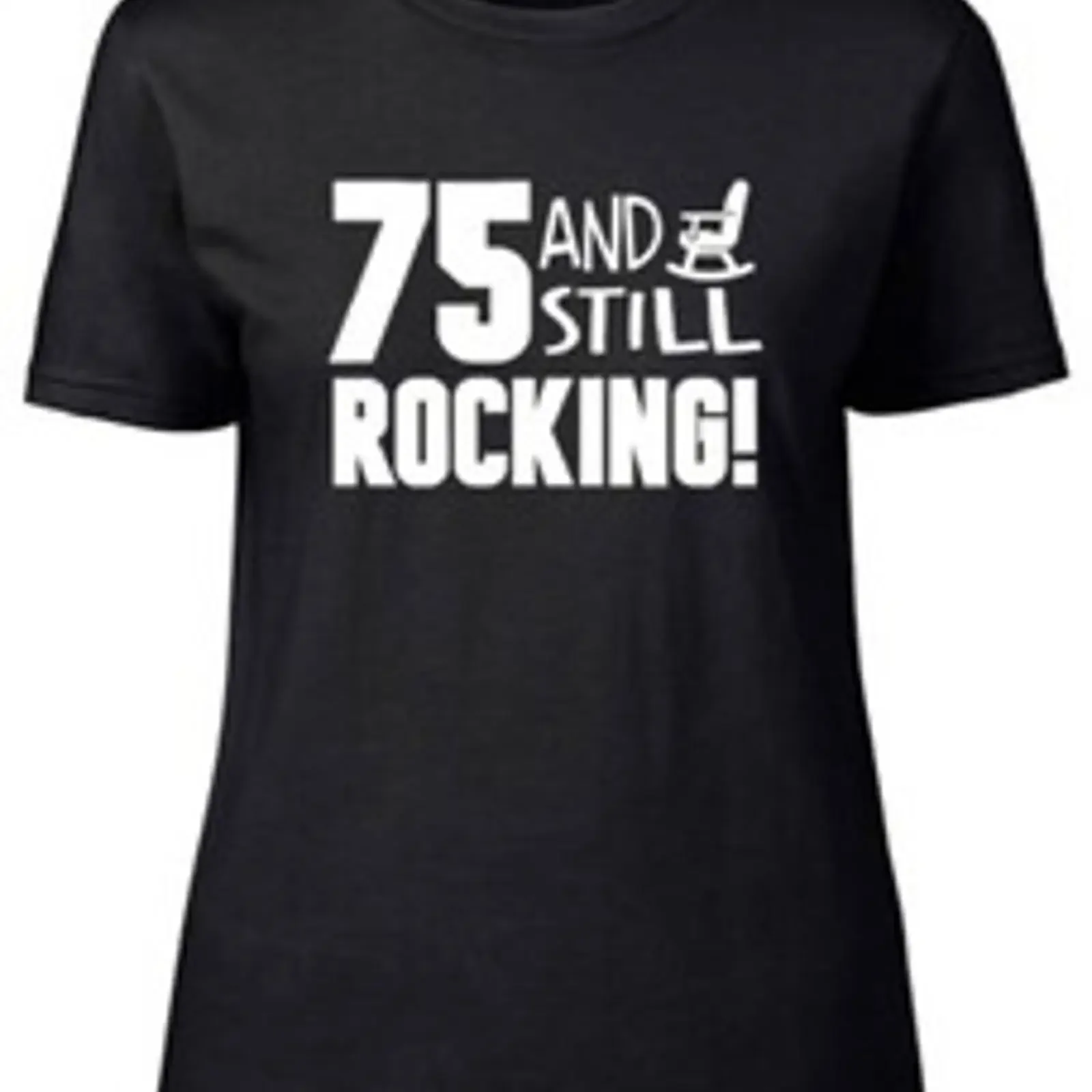 75 and still Rocking lustiges tailliertes Damen Frauen T Shirt Geburtstag vintage Washed fashion Casual Breathable homme