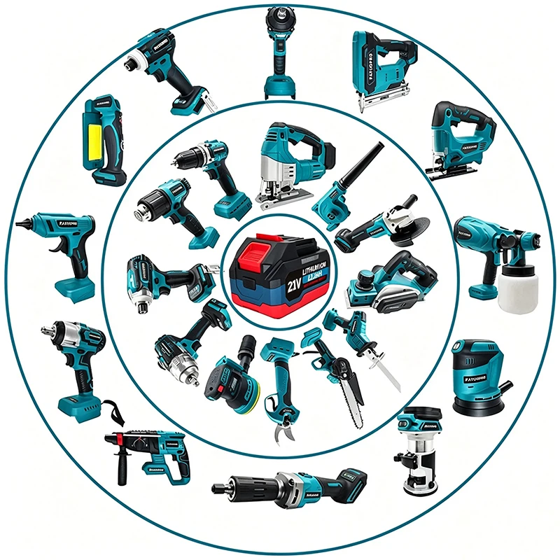 for Makita 21V 9.0Ah /12.0Ah Battery .Overheat Protection for Makita 21V Battery Power Tools Drills Safety Certified