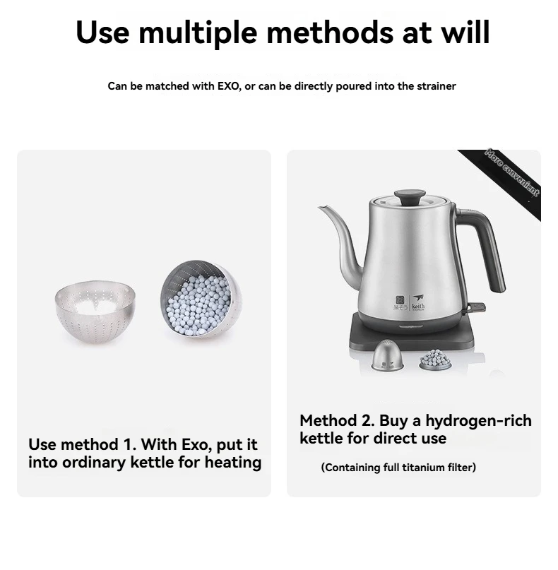

Xinjie Creative Titanium Tea egg Built in Tea Filter Tea Hourglass Tea Brewer Titanium Filter Portable Tea Brewer