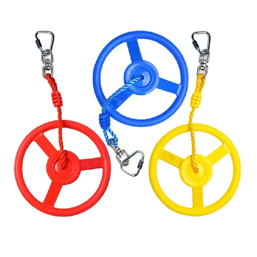 Hang Parco giochi per interni Kit da gioco per esterni Parco giochi in corda Colore casuale Anello da arrampicata Accessori Altalena per scimmia in PP per bambini