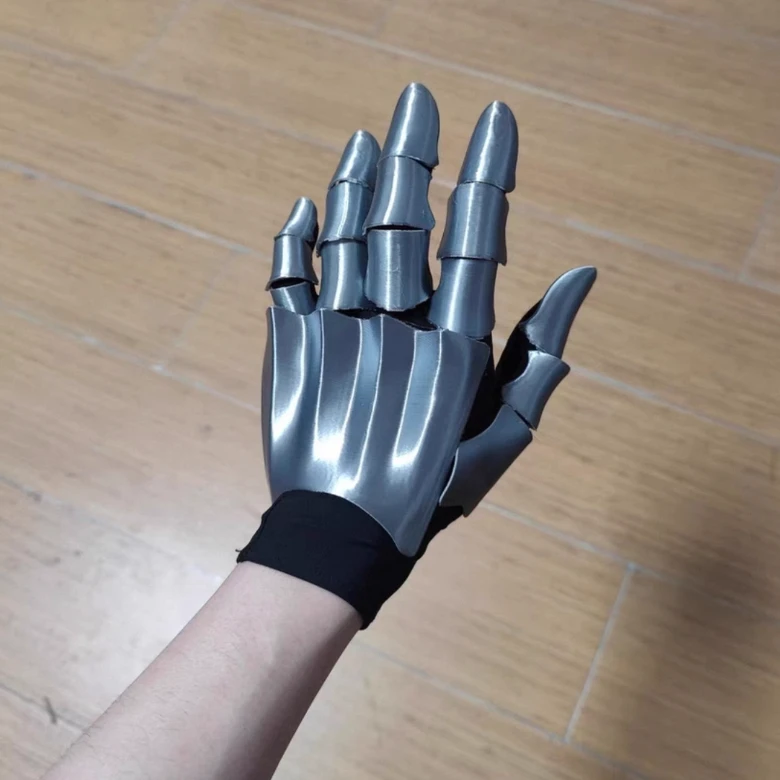 Wearable Knight Armors Gloves Anime Cosplay Thin Sheet Combination Cosplay Accessories Props in Stock Hand Worn Decoration