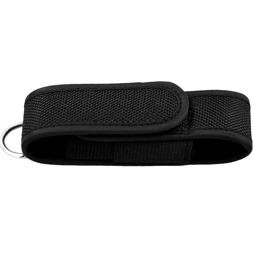 Premium Nylon Flashlight Holster Pouch for Belt Mount Quick-Release Buckle Outdoor Climbing Hiking Duty Gear Storage Flashlight