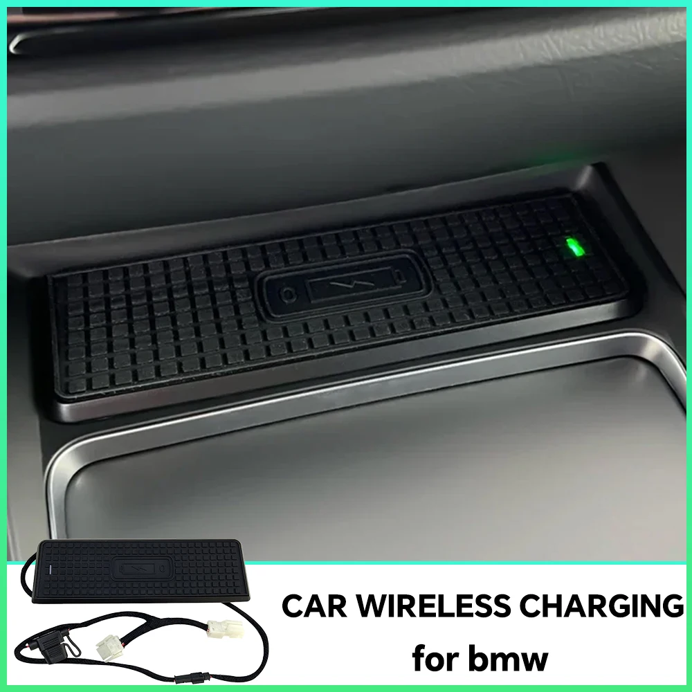 

Car wireless charger For bmw f30 f31 f32 f33 f34 f35 f36 3 4 series m4 f82 charging station pad mobile phone holder accessories