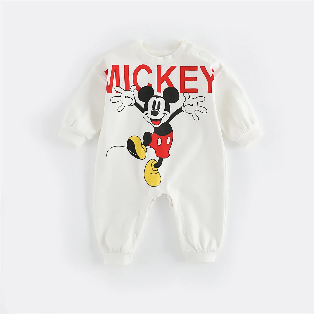 Cartoon Disney Newborn Jumpsuit Cotton Autumn Baby Romper Toddler Girls Boys Clothes Infant One-Piece Kids Onesie clothes