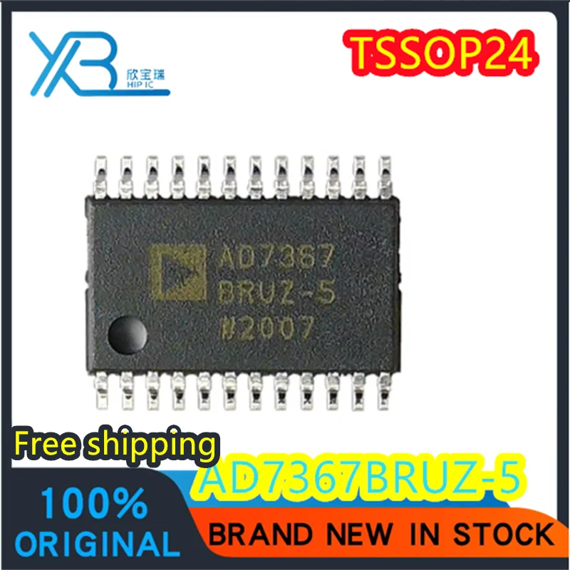 

(1/10 pieces) AD7367BRUZ-5 AD7367 TSSOP24 dual channel 14-bit ADC high speed low power analog-to-digital converter Free shipping