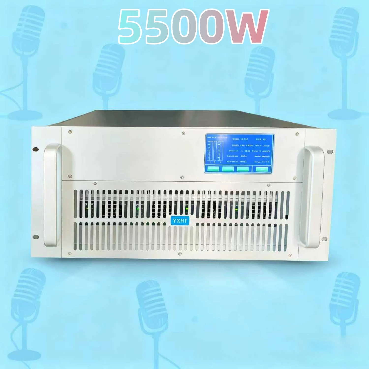 HP- 5500W Stereo FM Transmitter (YXHT-2-5U) - For Military Base Internal Communication