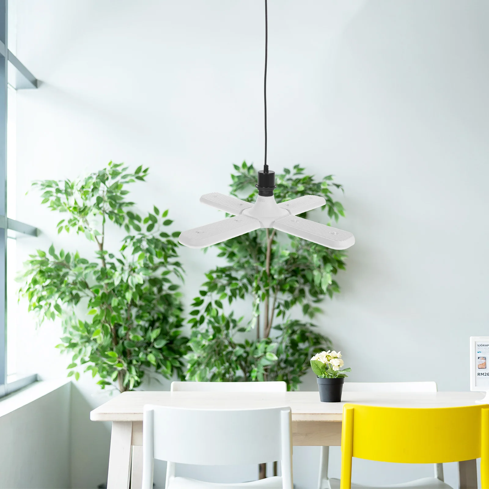 4 شفرات 60 واط Led لمبة تصميم قابل للطي 6500 كيلو الأبيض E27 مصباح لغرفة المنزل مطعم فندق الإضاءة