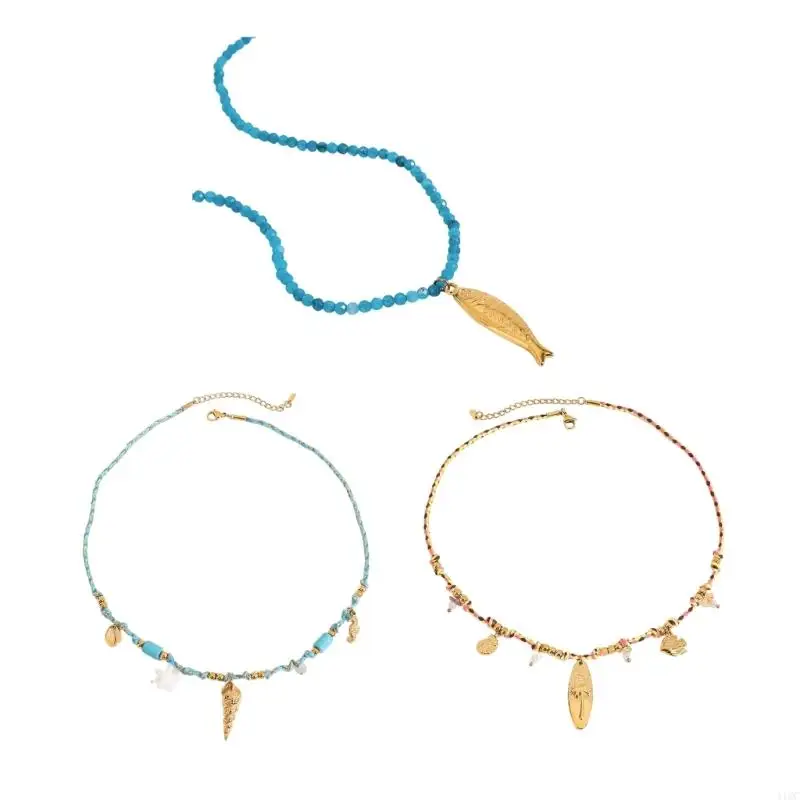 2025 New Bohemian Inspire Dacklace Necklace Charm Summer Summer Oceanics Jewelry