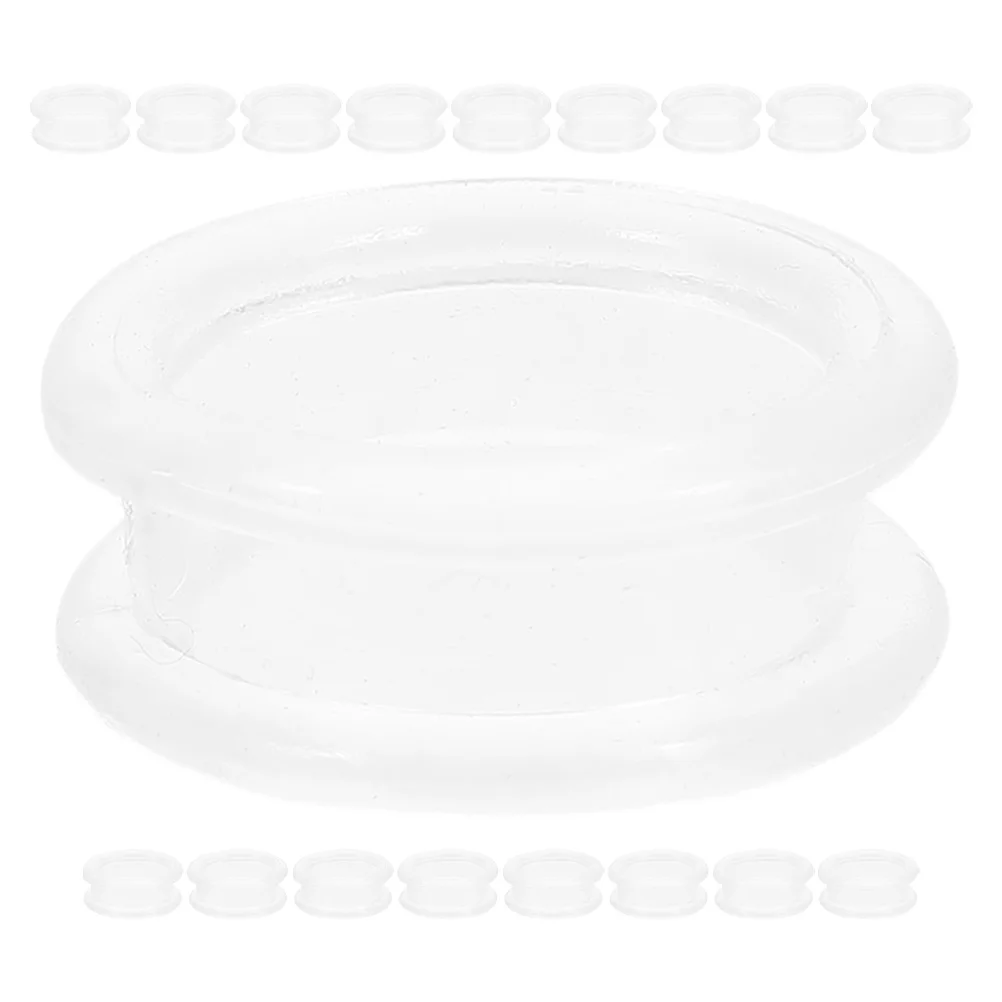

18Pcs Silicone Finger Rings Soft Shear Grips Thumb Inserts Protector Hair Scissors Pet Grooming Accessories Rubber Grip