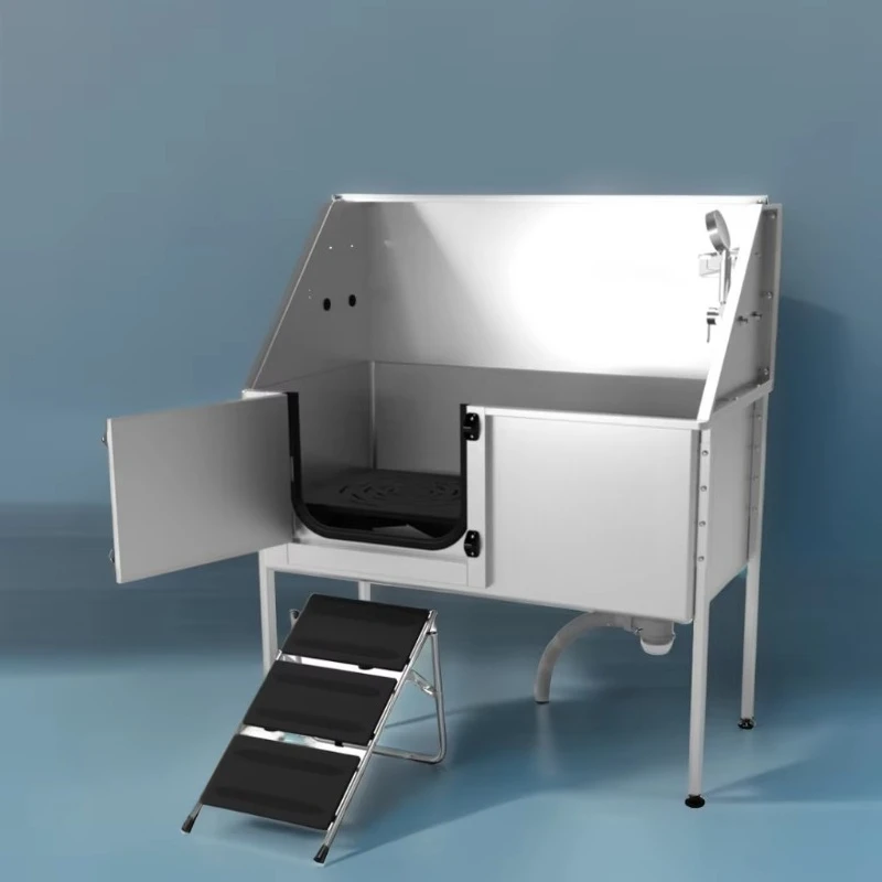 

Новая дизайнерская ванна-мойка для животных из нержавеющей стали, гидротерапевтическая ванна для собак, груминг-бассейн для домашних животных