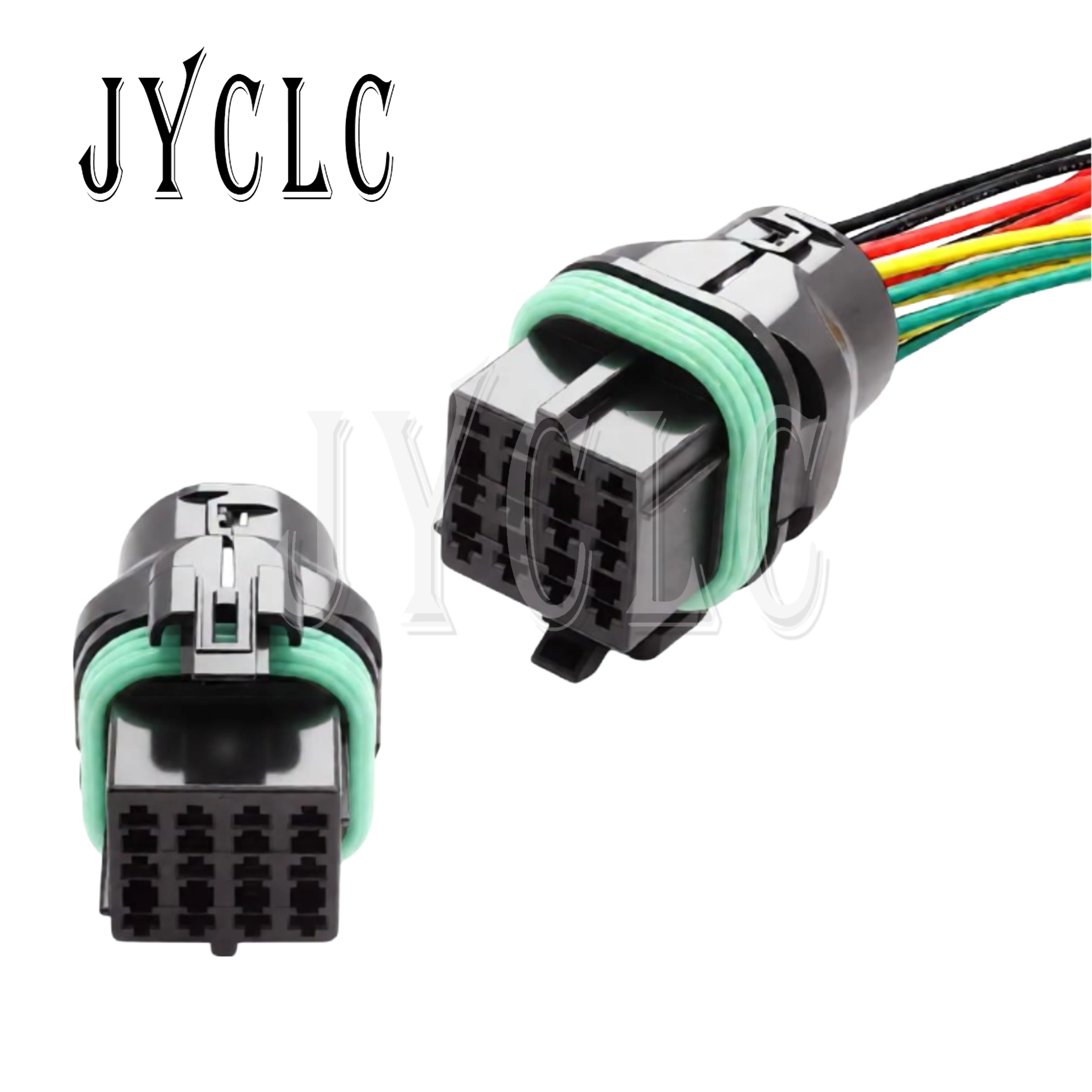 

1 комплект автомобильных 12-контактных водонепроницаемых разъемов (гнездо) для управления климат-контролем, подходит для Renault