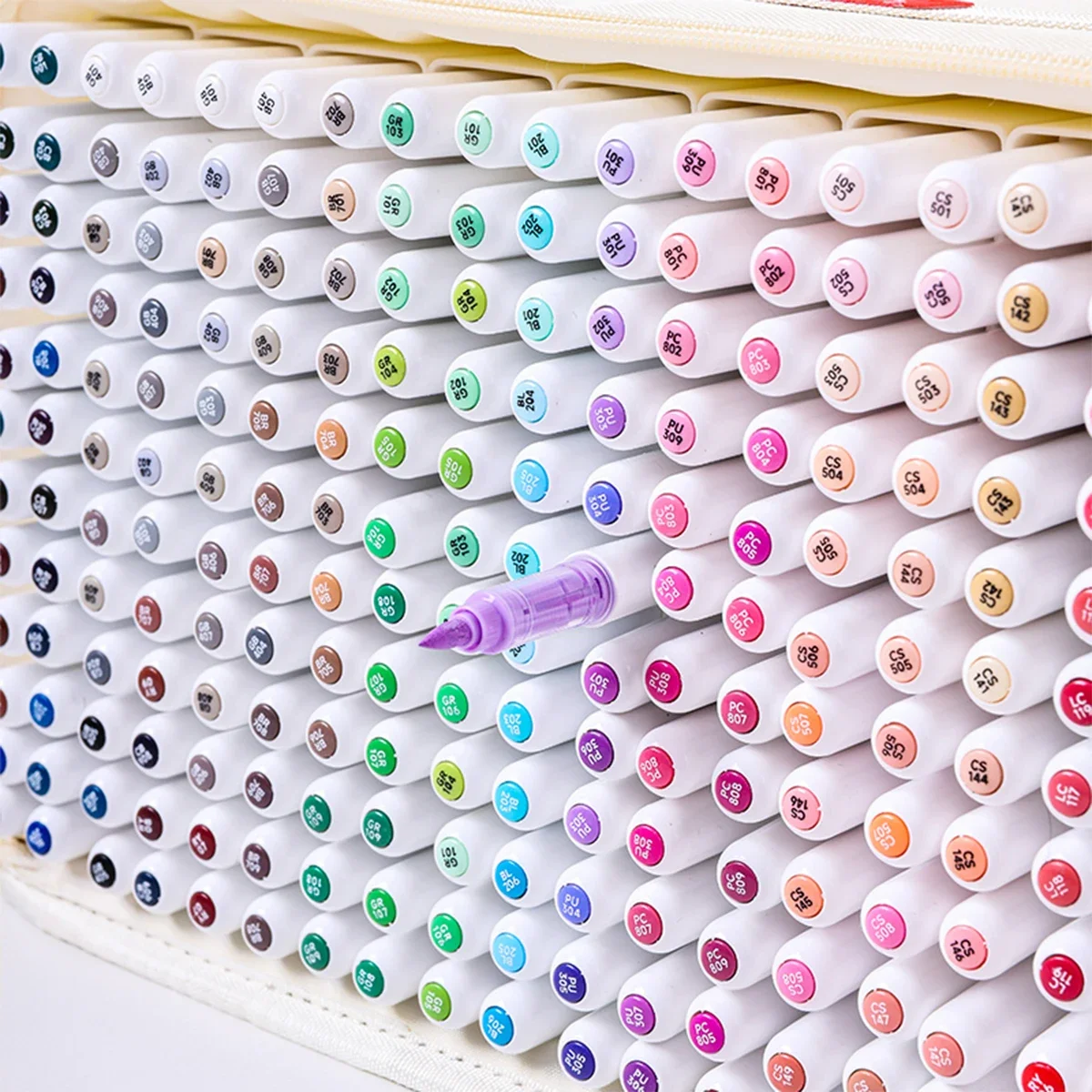 LANGUO 96-288 Kleuren Directe Vloeibare Kleuren Acrylverf Pennen Borstel Marker Pen voor Schilderen Steen DIY Kunst levert Briefpapier - afbeelding 2