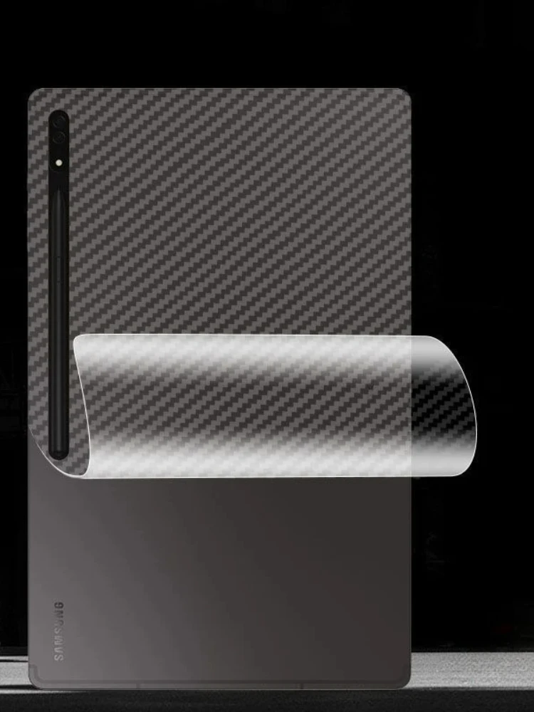 Folia tylna do Samsung Galaxy Tab S10+ S10 Ultra Tylna osłona ekranu do Tab S10Plus S10Ultra Osłona z włókna węglowego bez szkła — zdjęcie 2