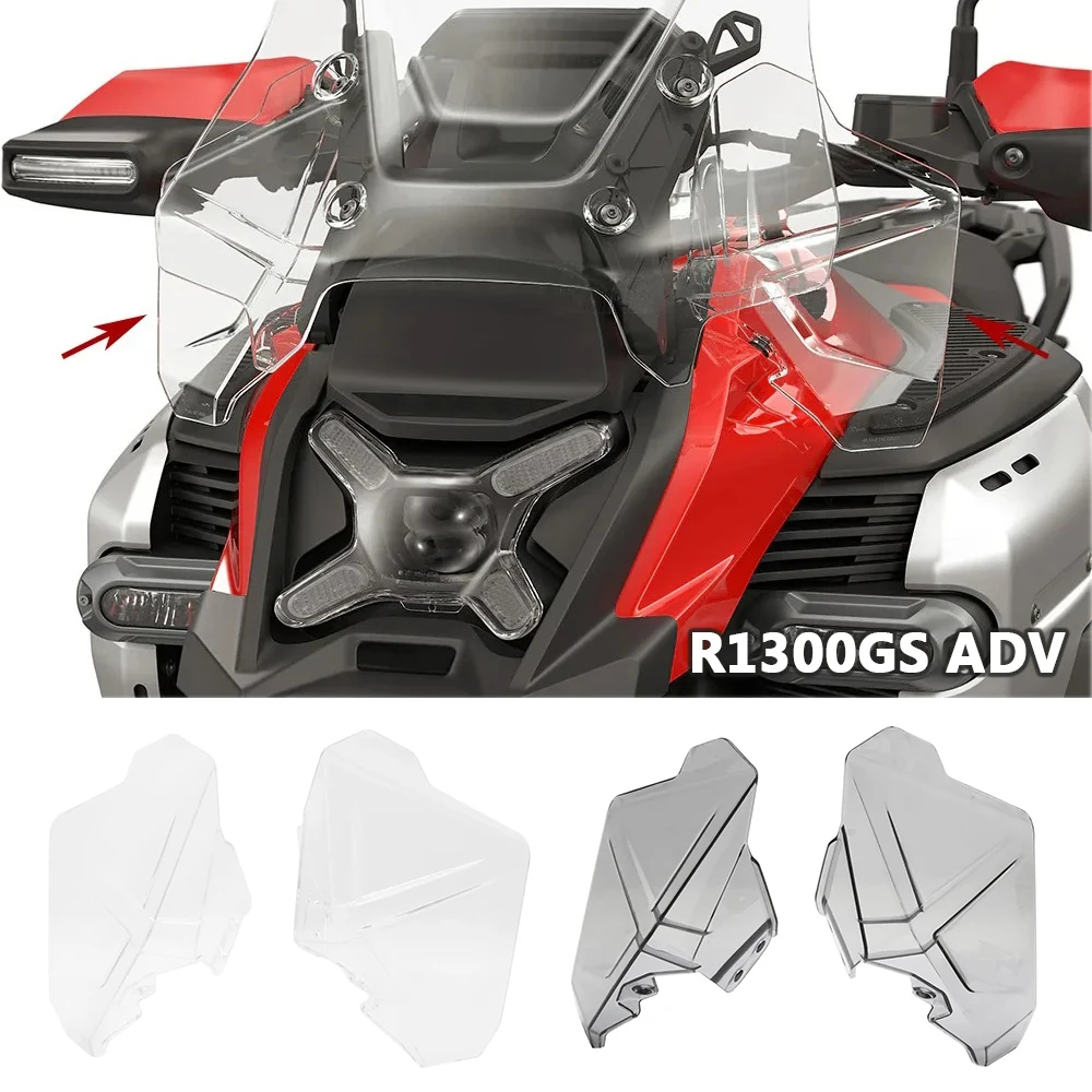 

For BMW R1300GS Adventure R1300 GSA R 1300 GS ADV 2024 2025 Motorcycle Spoiler Windscreen Windshield Side Wind Deflectors