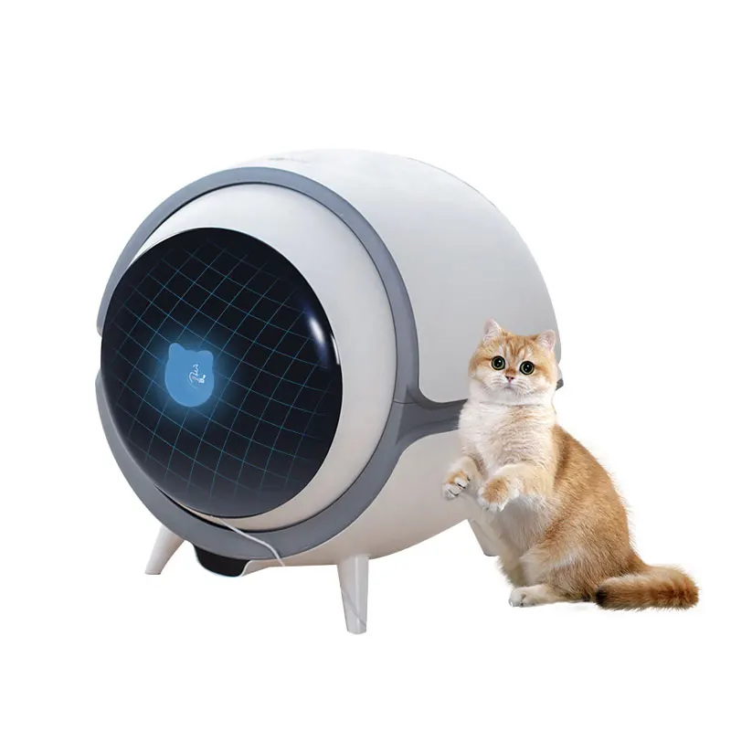 

Best Factory Quiet Operation Automatic Cleaning Smart Cat Litter Box Durable Plastic and Paper Material
