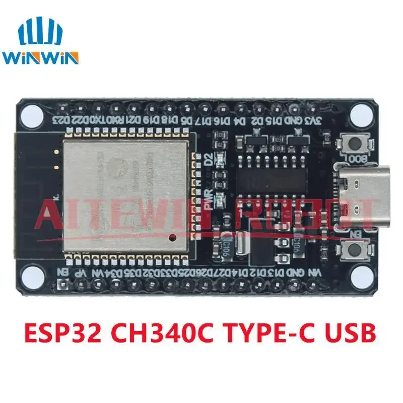 ESP32 Development Board TYPE-C USB CH340C WiFi+Bluetooth Ultra-Low Power Dual Core ESP32-DevKitC-32 ESP-WROOM-32 Expansion Board