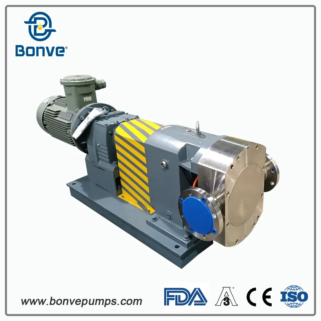 

Heavy Oil Transfer Rotary Lobe Pump Positive Displacement High Viscosity Liquid Transfer