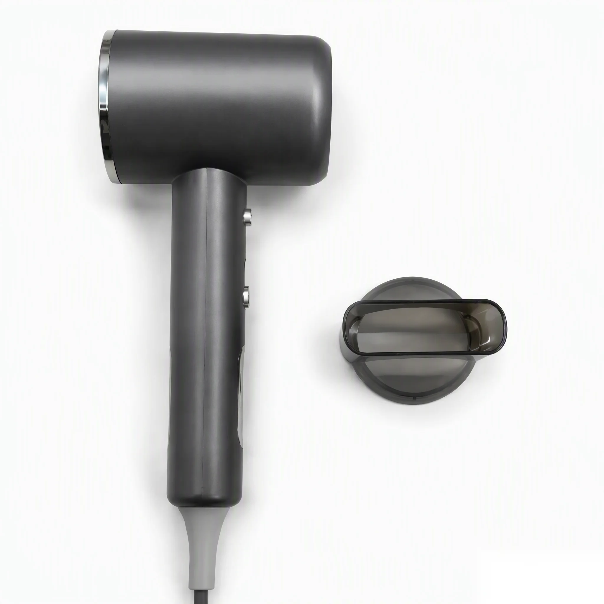 New High‑Speed Hair Dryer Gray 1200W Negative Ions Hair Care 3‑Speed Hot & Cold Wind Silent Household Hair Blower 220V‑240V