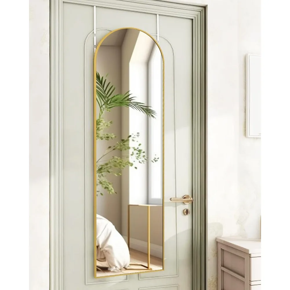 

Arch Mirror Full Length, Door Mirror Full Length, Over The Door Mirror Full Length, 48"x14" Length Door Hanging, Doo