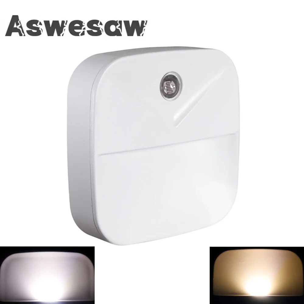 LED Night Light Wireless Light control Sensor  EU Plug Dusk-to-Dawn Night Lights For Baby Kids Bedside Bedroom Corridor Lamp