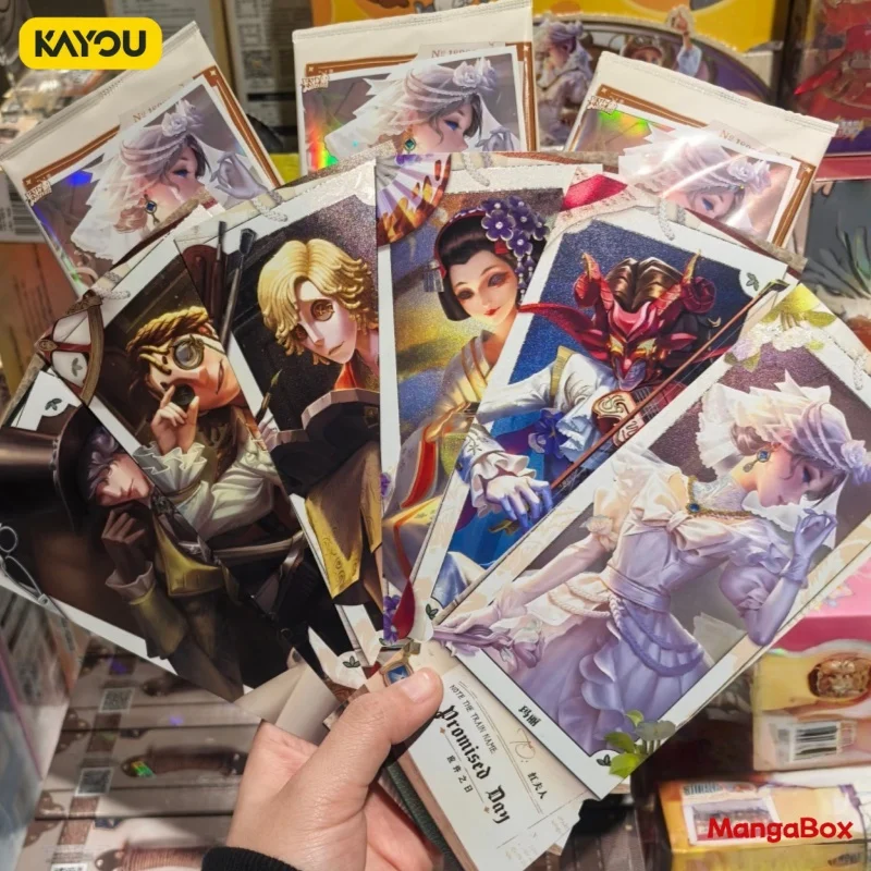 KAYOU Identity V Tracing Laser Ticket Anime Merchandise Official Train Ticket Stubs Hidden Clues of Fate Collectible Game Card