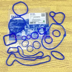 Cooling System Oil- Cooler Gasket Seals Blue 24445723 55354072 55354071 2724577 For Chevrolet Cruze 1.6L 1.8L Sonic Astra Zafira