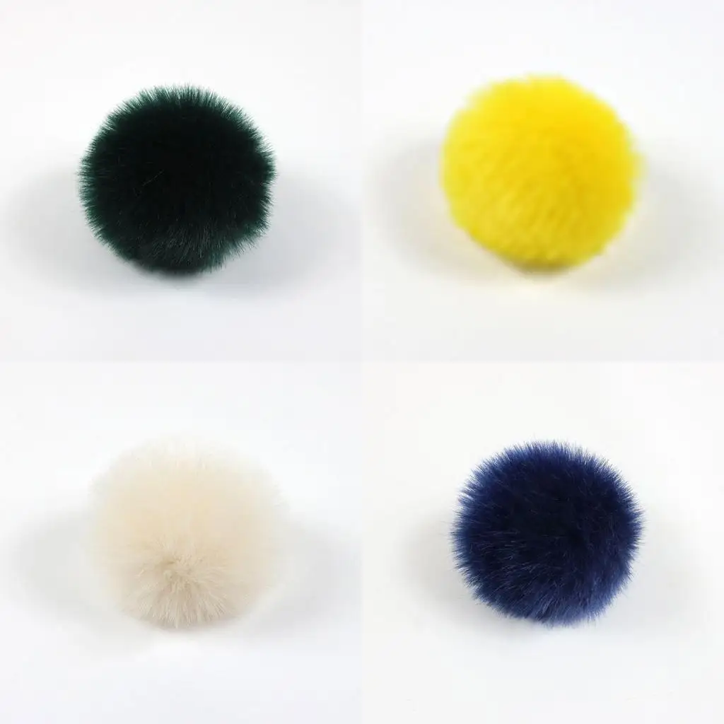R1WE 2Pcs/Set 14 Colors 8cm DIY Ball With Elastic Loop Rainbow Co